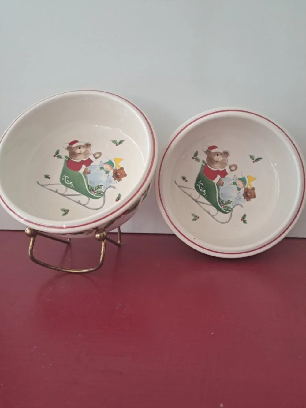 2 Child Porcelain Bowls